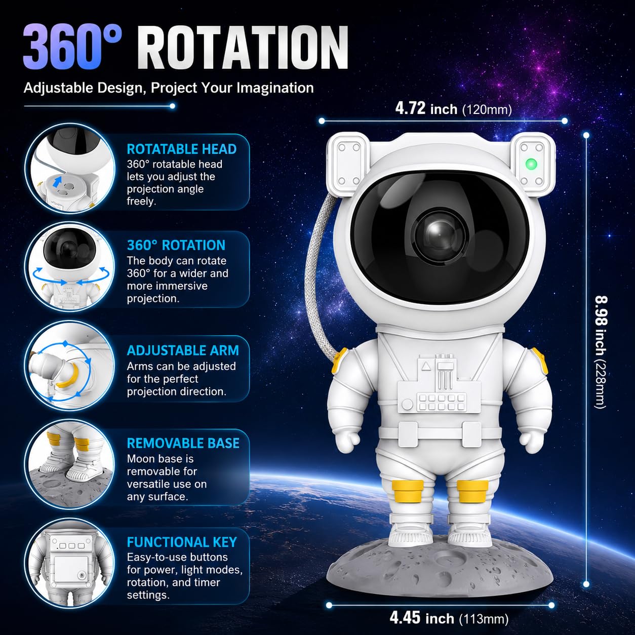 Astronaut Nebula Lamp image 4